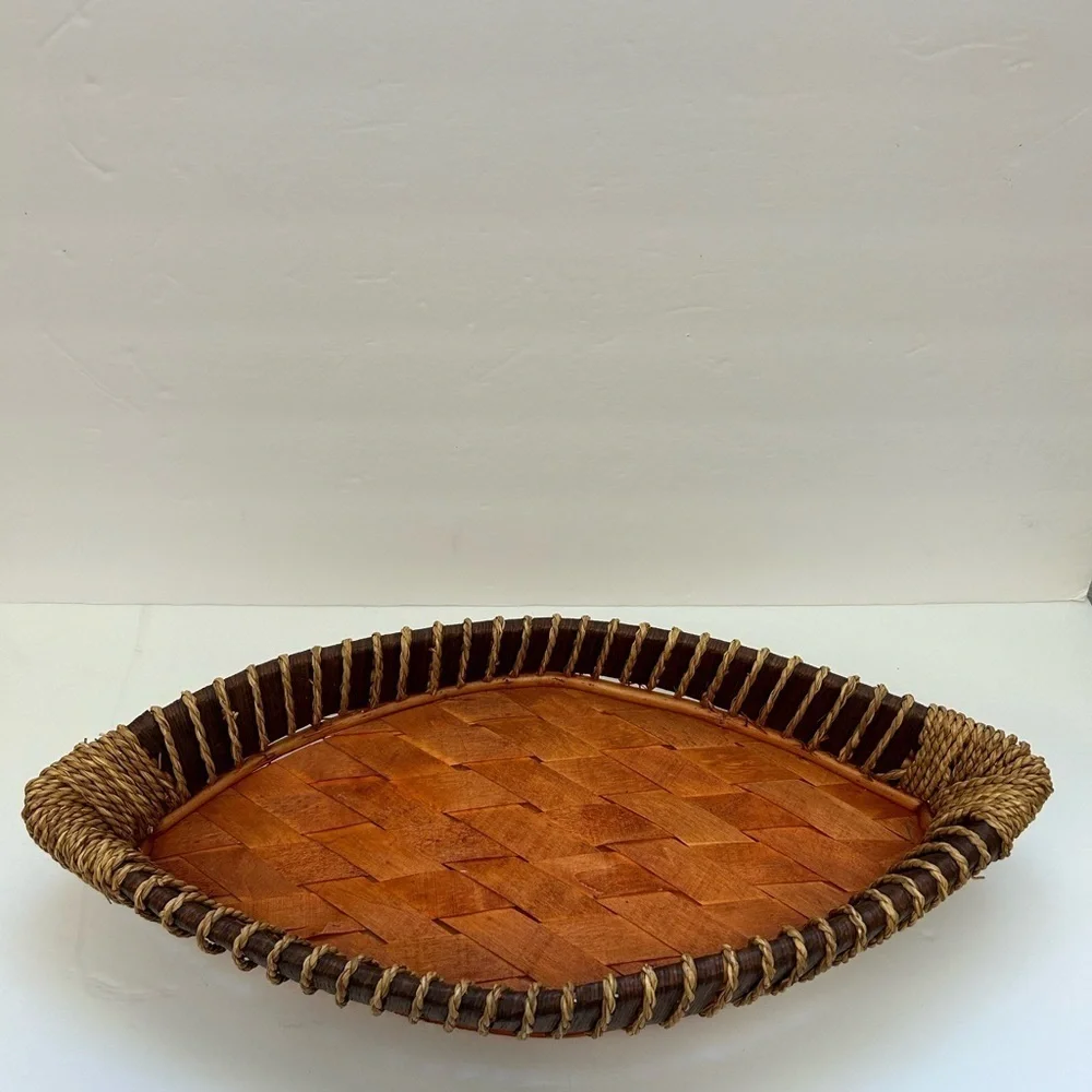 Wooden Decoration Wedding Basket, For Gifting/made in India/ 2 basket set